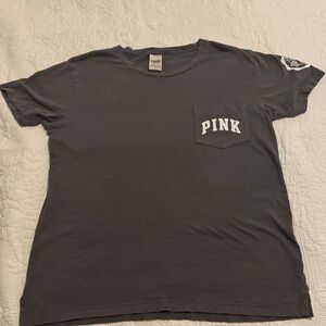 PINK Victoria's Secret Gray Tee